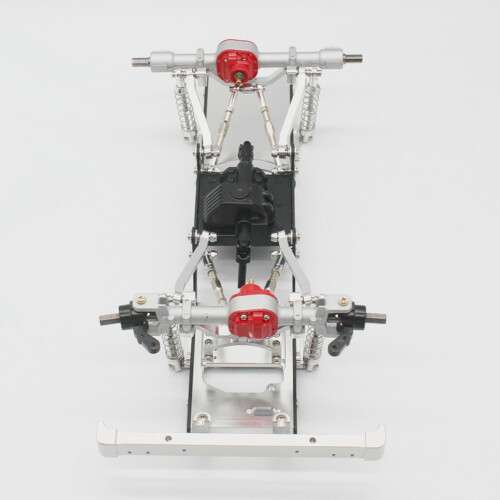 2 Set RC Car Part: 1 Set Pull Rods Servo Fixed Mount Bracket  & 1 Set Metal Servo Fixed Mount Bracket Kit 2