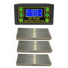 3 Pcs Power Amplifier Heatsink Heat Sink & 1 Pcs ZK-PP2K PWM 3.3-30V 12V 24V Motor Speed Controller Regulator