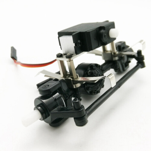 2 Set RC Car Part: 1 Set Pull Rods Servo Fixed Mount Bracket  & 1 Set Metal Servo Fixed Mount Bracket Kit 1