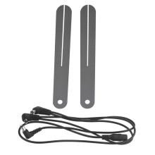 1 Pcs 3 Ways Electrode Daisy Chain Harness Cable & 2 Pcs Fret Puller Fretboard Repair Tool Protector Steel Plate