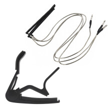 1 Pcs One Hand Quick Change Capo for Guitar & 3 Pcs DN Acoustic Guitar Under Saddle Piezo Bridge Pickup