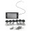 1 Set Humbucker Double Coil Pickups Neck and Bridge & 6 Pcs Guitar String Tuning Key Pegs/Machine  Knobs 2