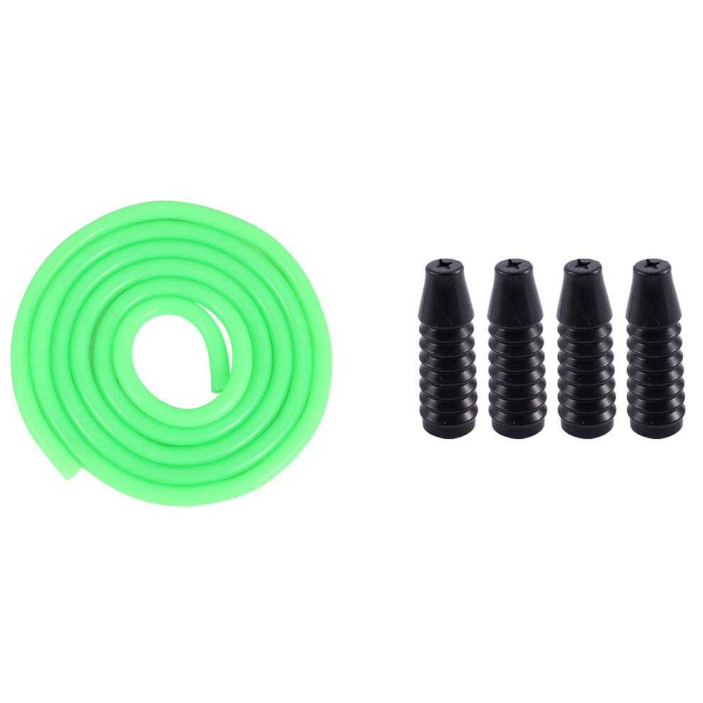 1X 100Cm Rc Car Fuel Gasoline Hose Silicone Hose & 4Pcs Absorber Shock Damper Dust Cover For 1:8 Rc4wd Hsp Dhk 6033412648984