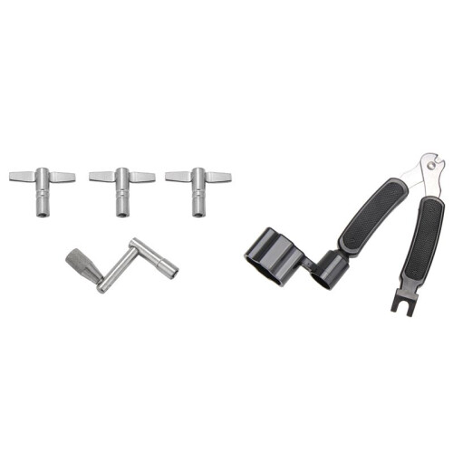 Integrated Bridge Pin Puller for Acoustic Instruments Pro Winder String Winder & Drum Keys 4 Pack Drum Tuning Key