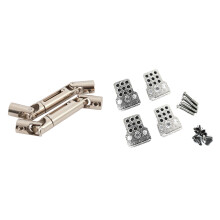 Crawler Car Metal Driving Shaft Part Bottom Rc Truck with 4Pcs RC Car Metal Shock Tower Bracket Kits