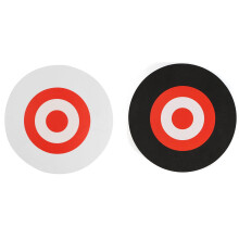 2x 25 x 3cm Archery Eva Foam Target Self Healing Bow Moving Hunting Practice White+Red & Black+Red