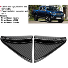 for  Navara Frontier NP300 2016-2021 Car  Glove Box Handle Bowl Cover & A-Pillar Speaker Horn Cover Trim