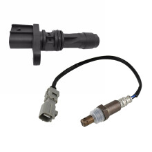 Crankshaft Position Sensor for NAVARA D40 with 1PCS Air Fuel Ratio Gas O2 Oxygen Sensor for Camry