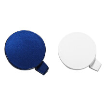 2Pcs Car Front Bumper Tow Hook Cap Cover Fit for  Model 3 2017-2021 ABS, & White