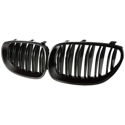 2 Pcs Front Bumper Hood Kidney Grill & 1 Pcs Oil Level Engine Sensor 2