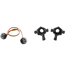 1x Front LED Light for SG 1603 SG 1604 SG1603 SG1604 1/16 RC Car Spare Parts & 2Pcs Front Steering Cup Wheel