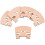 5x Maple 4/4 Full Size Violin Bridge Qin Code & 1x Electric Violin Pickup Piezo Preamp Accessory with Active Tone System 2