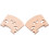 5x Maple 4/4 Full Size Violin Bridge Qin Code & 1x Electric Violin Pickup Piezo Preamp Accessory with Active Tone System 3