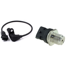 2 Pcs Car Accessories: 1 Pcs Fuel Rail Pressure Sensor & 1 Pcs Crankshaft Position Sensor CKP2057