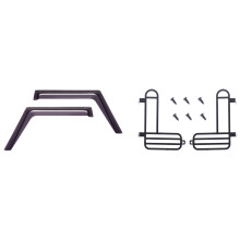Rear Lampshade Reversing Lamp Cover with Window Sun Visor Wind Rain Shield Deflector,for MN D90 D99S MN99S 1/12 RC Car