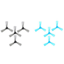 4pair for Nazgul Cine 2525 2.5Inch Tri-Blade/3 Blade Propeller Prop CW CCW for FPV ProTek25 Drone Part-Gray &