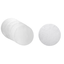 100Pcs Air Fryer Liners, 9Inch Bamboo Steamer Liners, Steaming Papers with 100 Pcs Round 8 Inch Baking Circles Sheets