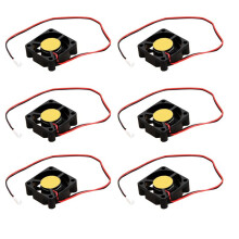 6 Pezzi 30mm x 30mm x 10mm 3010S 12V 0.06A Ventilatore Senza Spazzola di Raffreddamento