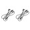 2X 3 Ways Electrode Daisy Chain Harness Cable Copper Wire for Guitar Effects Power Supply Adapter Splitter 1
