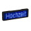 2 Pcs  LED Name Badge Light Sign DIY Programmable Scrolling Message Board Display LED,Red Font &  Font 3