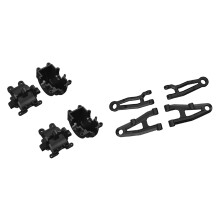 2 Set Differential Gearbox Case with 4Pcs Front Upper and Lower Arm ,for SG 1603 SG 1604 SG1603 SG1604 1/16 RC Car