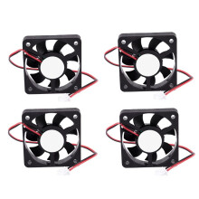 4Pcs 50mm 12V 2Pin 4000RPM Sleeve Bearing PC Case CPU Cooler Cooling Fan