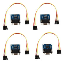 MAX3232 RS232 Serial Port to TTL Converter Module DB9 Connector with 16 Jump Cables