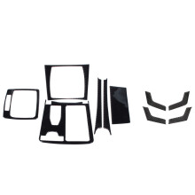 1set Interior Central Control Panel Trim Cover for C Class W204 2007-2013 & 4 PCS Car Door Inner Handle Panel
