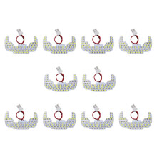 10X para Jimny JB23 JB33 JB43 JB53 1998-2018 Lámparas Interiores Domo Mapa Luces de Techo Lámpara de Lectura LED Bombillas Canbus