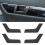 1set Interior Central Control Panel Trim Cover for  C Class W204 2007-2013 & 4 PCS Car Door Inner Handle Panel 10