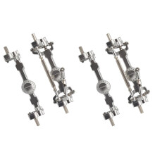 2X Full Metal Front and Rear Portal Axle for MN D90 MN-90 MN96 MN98 MN99S MN45 1/12 RC Car Upgrade Parts Accessories,B