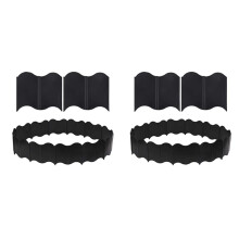 Garden Lawn Edging - 60 Pack Landscape Border Flexible Interlocking Edging Plastic Palisade Fence DIY Decorative