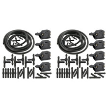 2X Auto Parabrezza Ugello Acqua Tergicristallo Rondella Tergicristallo Ugello Acqua Kit di Pulizia per Camion DAF XF 105 95 Xf105 Xf95 95XF