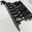 2X USB 3.0 PCI Express Adapter PCI E to 7  USB 3 Expansion Adapter Card USB3 PCIe PCI-E X1 Controller Converter 2