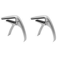2X Musedo MC-6 Acoustic Guitar Capo Quick Change Aluminum Alloy with Integrate Bridge Pin Puller for Classical Guitar
