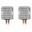 2X  Automatic Buck Boost Converter  8V-40V to 13.8V 10A Step Down  Voltage Regulator Waterproof Voltage Reducer 1