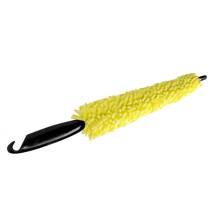 2pcs Car Wheel and Rim Cleaning Brush with Sponge for Auto and Motorcycle Tires, Easy Grip