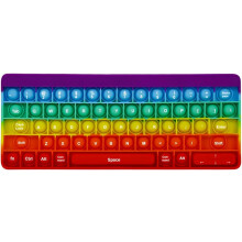 Desbloquea el poder de la exploración sensorial con el juguete sensorial de silicona antiestrés Alphabet Pop Fidget Toys Square ABC Letters Number