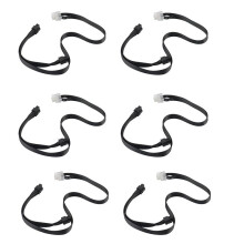 6X 9 Pinos para PCI-E Dual 8 Pinos (6 + 2) Cabo Adaptador de Fonte de AlimentaçãO Modular para AlimentaçãO Modular da Série Leadex de 9 Pinos