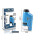 (blue) Kid's Portable Pocket Microscope With Adjustable Zoom 60-120x Tw 3