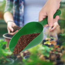 Garden Trowel Plastic Planting Shovel for Flowers and Vegetables with Hanging Hole, Green