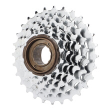 Bike Freewheel, Chromoly Steel Construction, Nickel Plated For Enhanced Durability And Heat Resistance, 6 Speed 14-28t Replacement Flywheel For Ebike