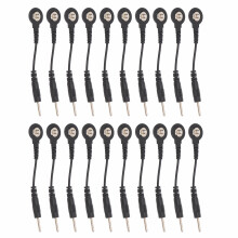 High Conductivity Electrode Adapters, Targeted Muscle Therapy With Copper Core Portable Design For Digital Treatment Machines And Slimming Devices,