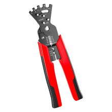 Wire Stripping Multifunctional Pliers with Bending Wire Stripper Wrench, Cable Cutter Crimper for Professional Use