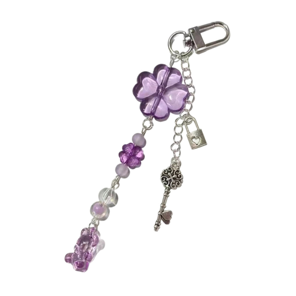 Handcrafted Bowknot Phone Charm Keychain Cute Four-Section 2 7732000831027