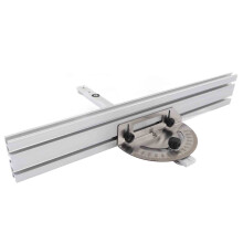 High Bevel Aluminum Alloy Table Saw Miter Gauge System for Precise Woodworking