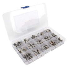 150Pcs Circuit Protector Glass Fuses 0.1A‑30A 5x20mm Assorted Kit