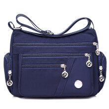 Bolsa feminina moderna e elegante, bolsa transversal resistente com alça ajustável, bolsa de mão leve, bolsa de ombro multifuncional em nylon