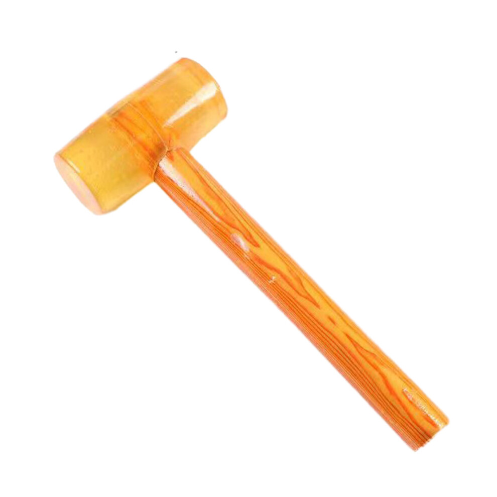 Woodworking Hammer, Ergonomic Handle Rubber Mallet For Home Decoration, Multi-Purpose Mallet With Shock-Absorbing Design For Flooring And Tiling 9173940469075