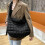 Bolsa tote acolchoada, bolsa hobo grande de nylon, design elegante, simples e leve com acolchoamento macio e confortável, bolsa acolchoada multiuso 2